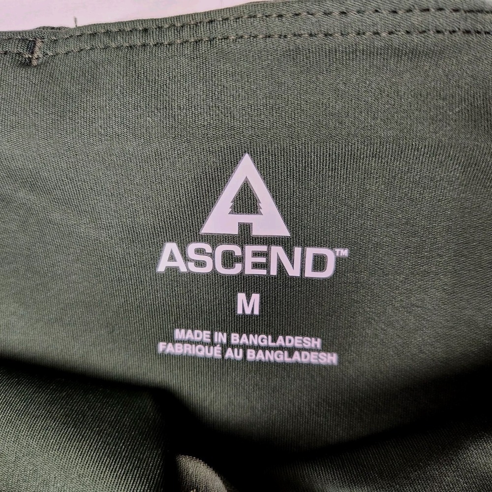 Ascend Womens Sz Medium Tech Jogger Green Zippered Pockets UPF 50+ NEW - Picture 8 of 16